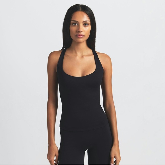 SKIMS Tops - SKIMS NIKE MATTE RACER BACK TANK OBSIDIAN M